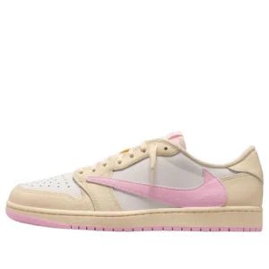 Nike Jordan 1 Low x Travis Scott Muslin et Shy Pink