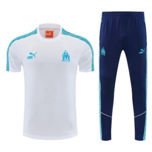 Ensemble t-shirt et pantalon – Olympique de Marseille – Blanc – 2026/27