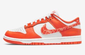 Nike dunk paisley orange