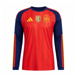 Maillot – deux étoiles Espagne – Domicile – Manches longues – 2026